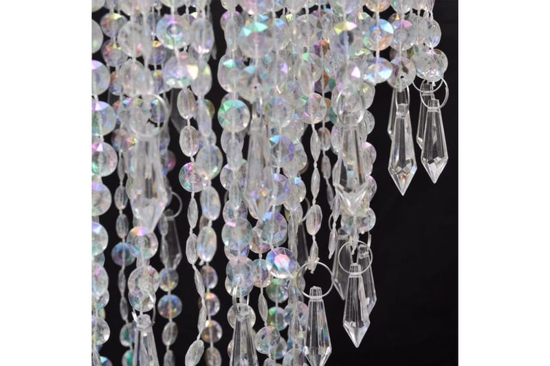 Krystalvedhængt Lysekrone Plast 22,5 X 30,5 Cm - gennemsigtig - Belysning - Lamper & indendørsbelysning - Loftlampe - Lysekroner