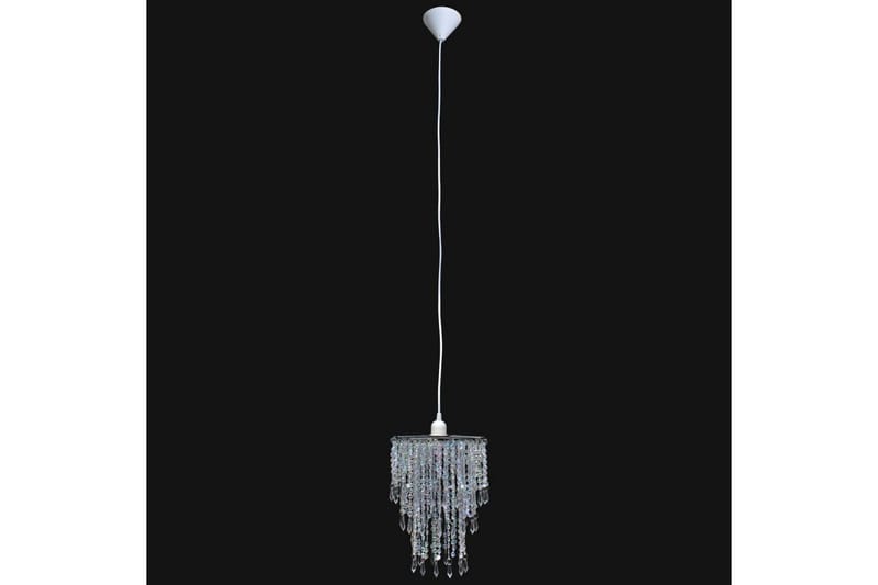 Krystalvedhængt Lysekrone Plast 22,5 X 30,5 Cm - gennemsigtig - Belysning - Lamper & indendørsbelysning - Loftlampe - Lysekroner