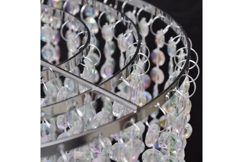 Krystalvedhængt Lysekrone Plast 22,5 X 30,5 Cm - gennemsigtig - Belysning - Lamper & indendørsbelysning - Loftlampe - Lysekroner