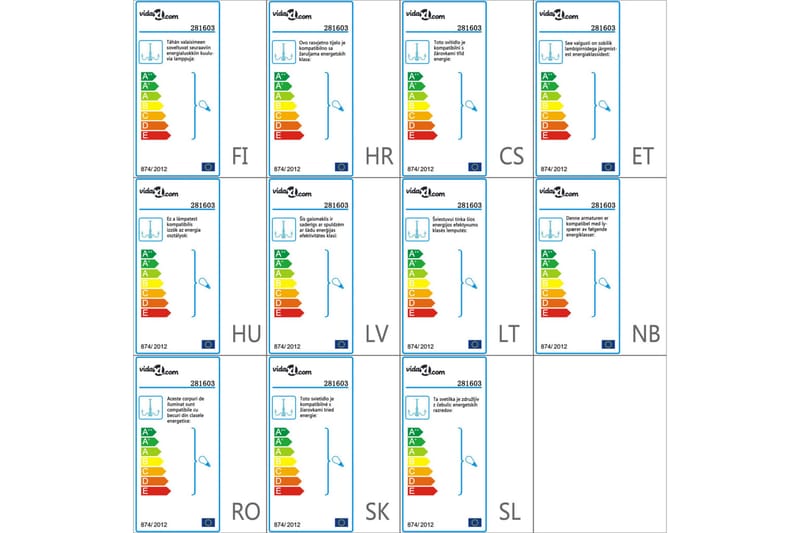 Lysekrone Med Krystalperler Rund 6 X E14 Gylden - Guld - Belysning - Lamper & indendørsbelysning - Loftlampe - Lysekroner