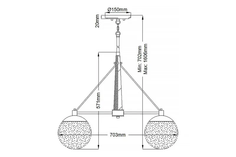 Marilyn Kichler Krone - Belysning - Lamper & indendørsbelysning - Loftlampe - Pendellamper & hængelamper