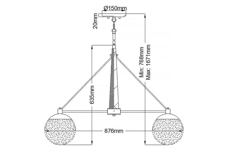 Marilyn Kichler Krone - Belysning - Lamper & indendørsbelysning - Loftlampe - Pendellamper & hængelamper