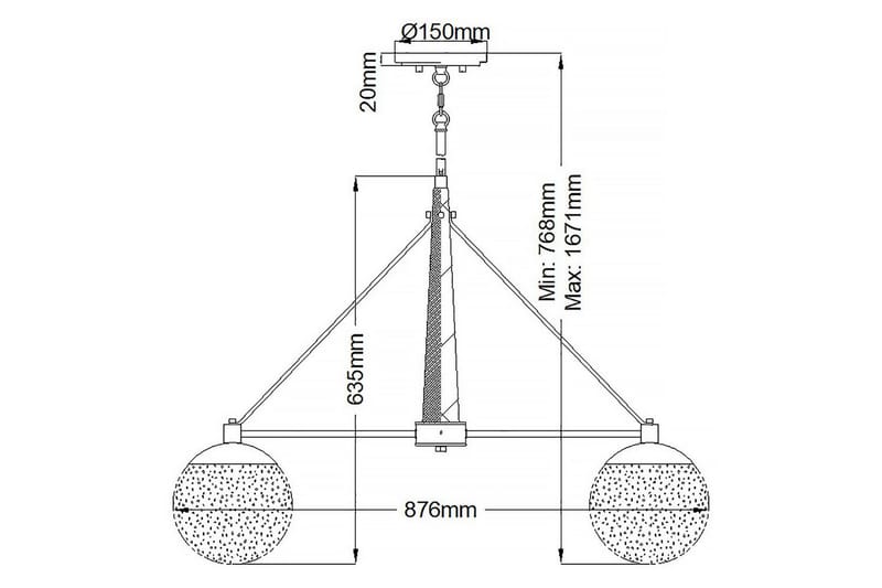 Marilyn Kichler Krone - Belysning - Lamper & indendørsbelysning - Loftlampe - Pendellamper & hængelamper