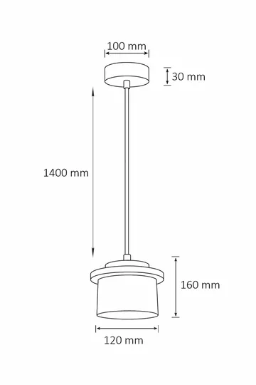 Meyros pendellampe - Beige og Eg - Belysning - Lamper & indendørsbelysning - Loftlampe - Pendellamper & hængelamper