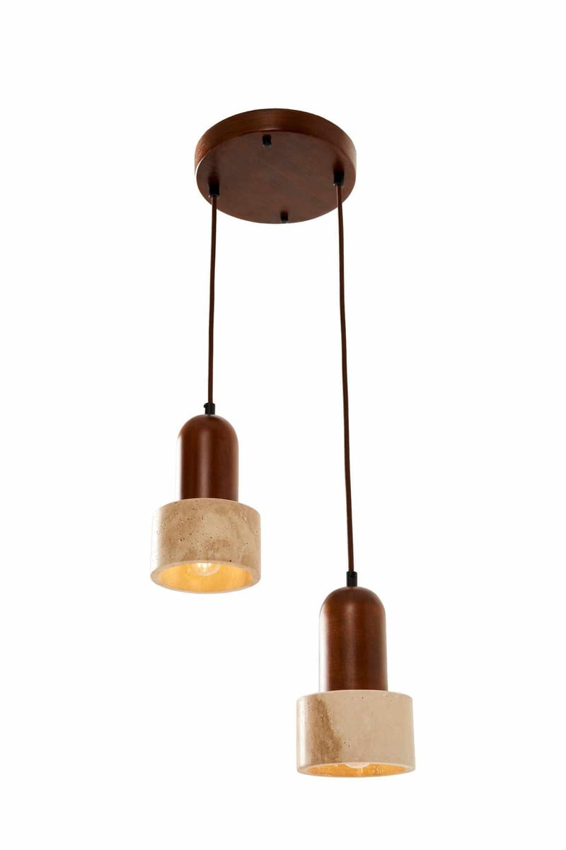 Norric pendellampe - Beige Valnød - Belysning - Lamper & indendørsbelysning - Loftlampe - Lysekroner