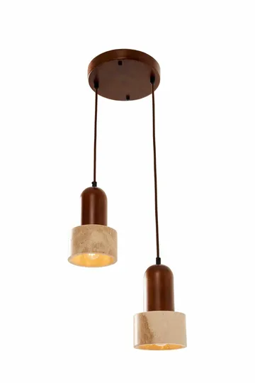 Norric pendellampe - Beige Valnød - Belysning - Lamper & indendørsbelysning - Loftlampe - Lysekroner