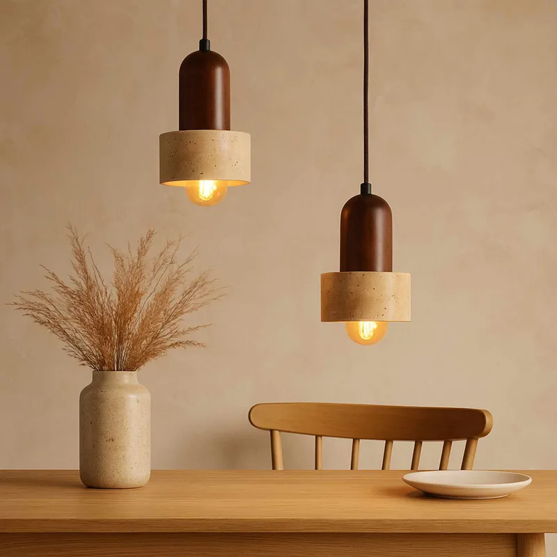 Norric pendellampe - Beige Valnød - Belysning - Lamper & indendørsbelysning - Loftlampe - Lysekroner