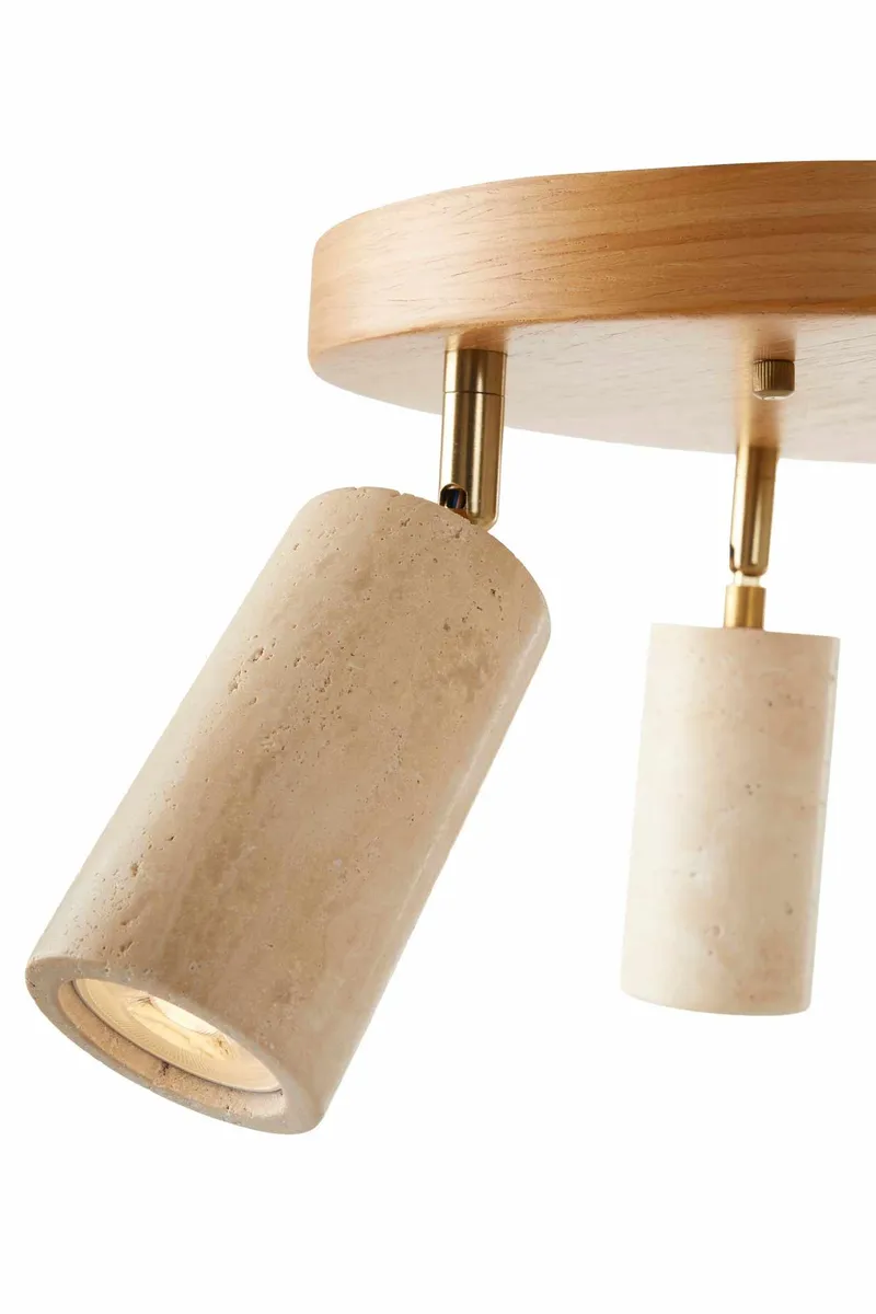 Nurtane loftlampe - Beige og Eg - Belysning - Lamper & indendørsbelysning - Loftlampe - Lysekroner