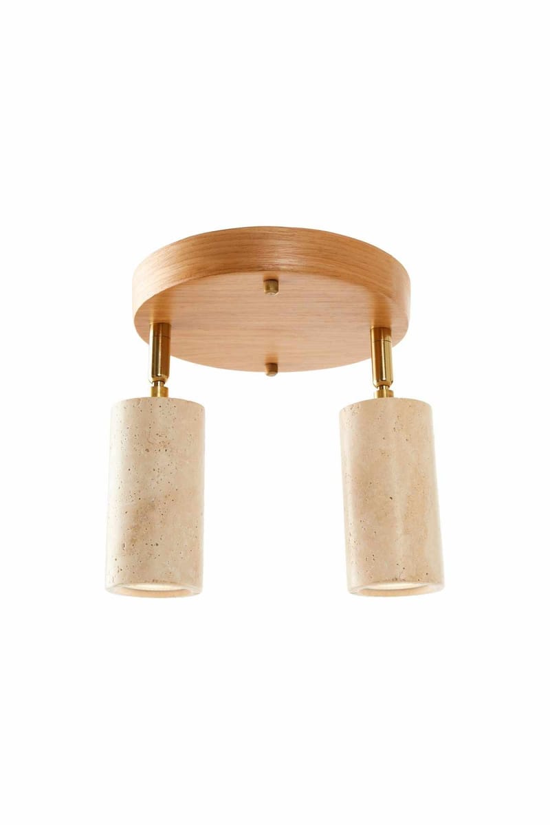 Nurtane loftlampe, Beige og Eg