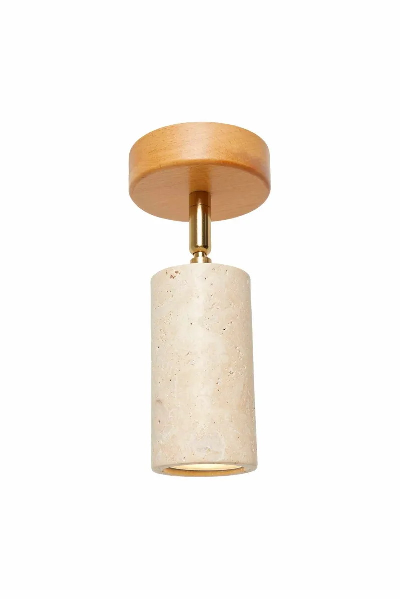 Nurtane loftlampe, Beige og Eg