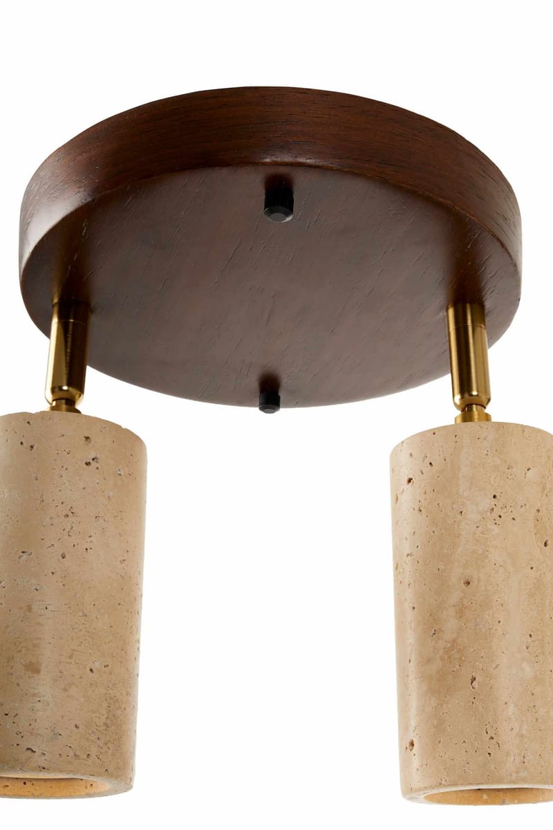 Nurtane loftlampe - Beige og Valnød - Belysning - Lamper & indendørsbelysning - Loftlampe - Lysekroner