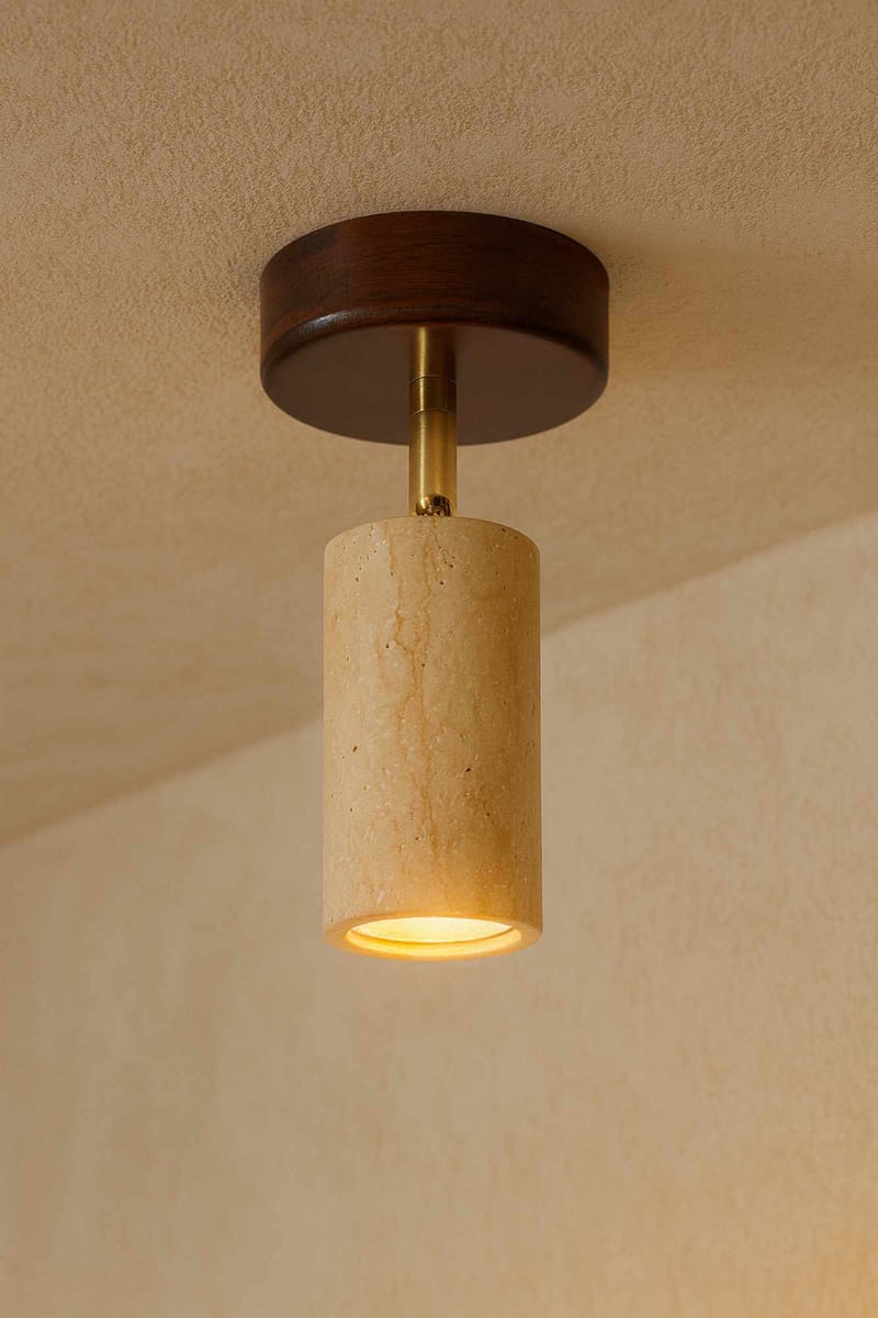 Nurtane loftlampe - Beige og Valnød - Belysning - Lamper & indendørsbelysning - Loftlampe - Lysekroner