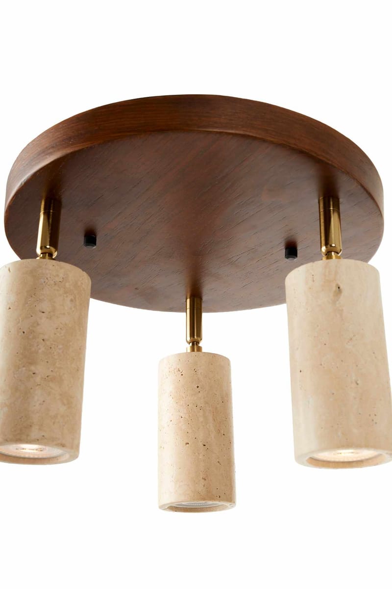 Nurtane loftlampe - Beige og Valnød - Belysning - Lamper & indendørsbelysning - Loftlampe - Lysekroner