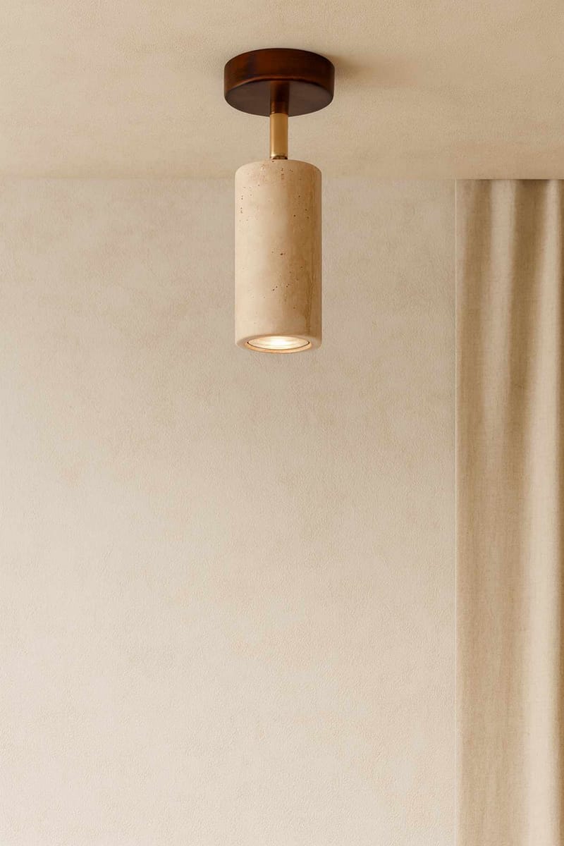 Nurtane loftlampe - Beige og Valnød - Belysning - Lamper & indendørsbelysning - Loftlampe - Lysekroner