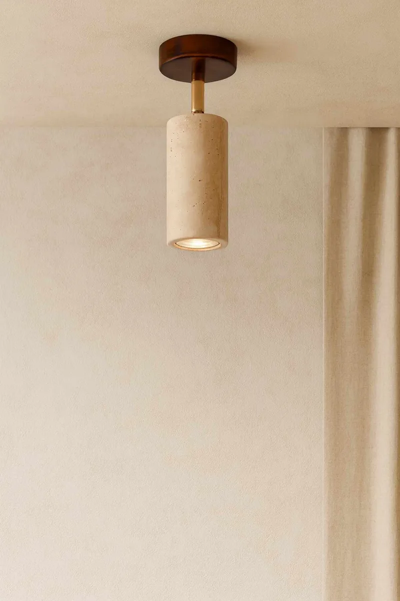 Nurtane loftlampe - Beige og Valnød - Belysning - Lamper & indendørsbelysning - Loftlampe - Lysekroner