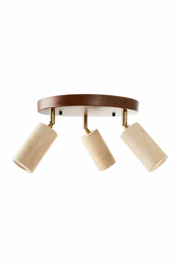 Nurtane loftlampe - Beige og Valnød - Belysning - Lamper & indendørsbelysning - Loftlampe - Lysekroner