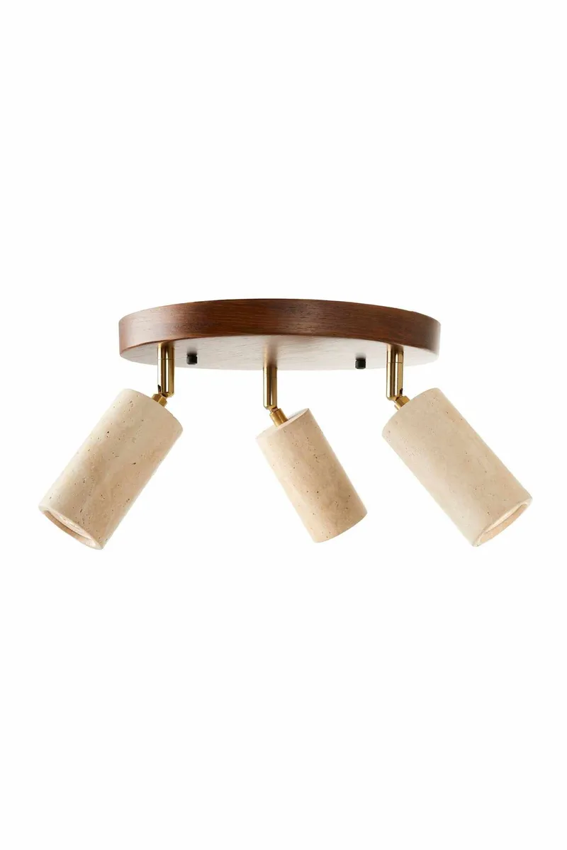 Nurtane loftlampe - Beige og Valnød - Belysning - Lamper & indendørsbelysning - Loftlampe - Lysekroner