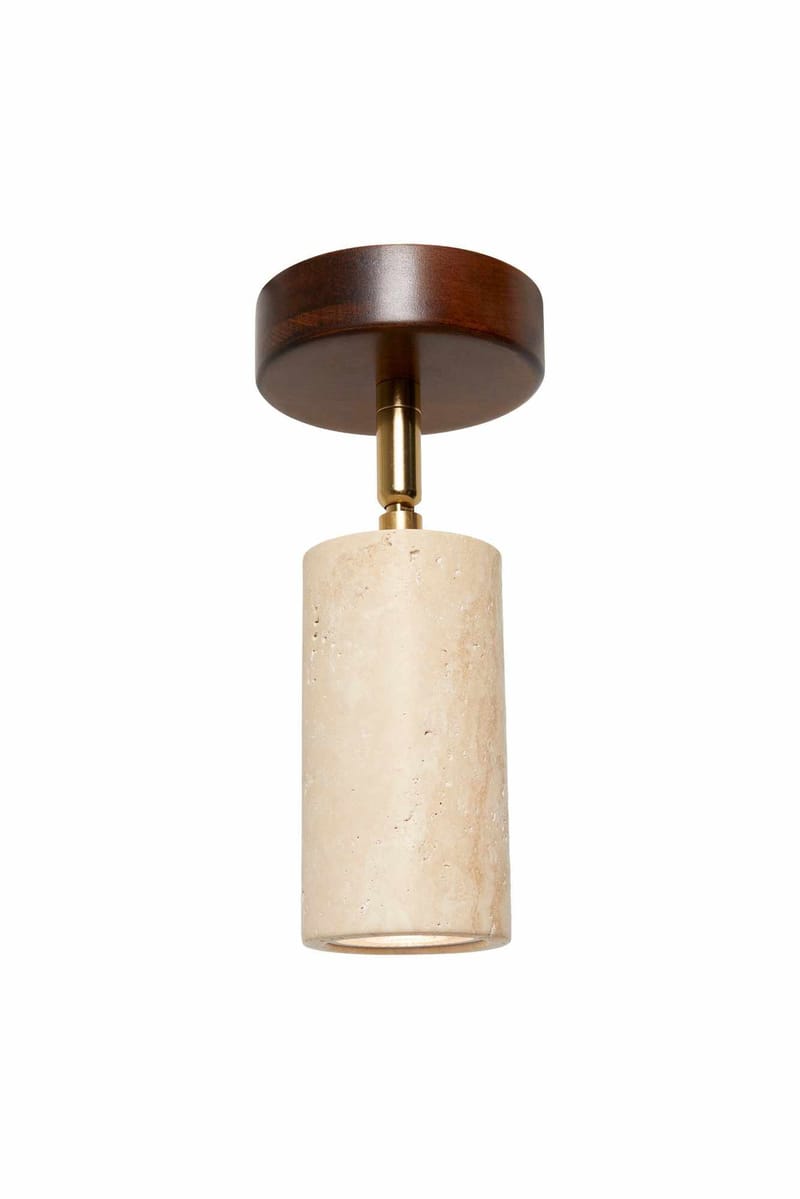 Nurtane loftlampe, Beige og Valnød