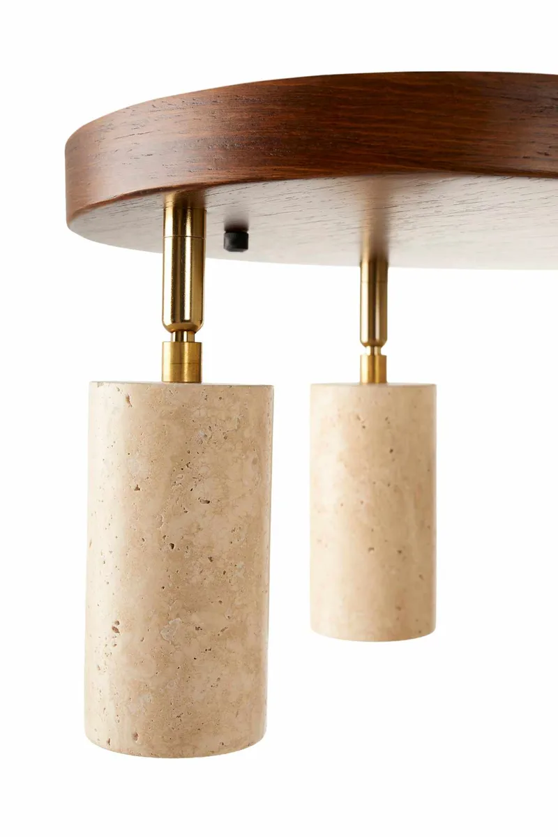 Nurtane loftlampe - Beige og Valnød - Belysning - Lamper & indendørsbelysning - Loftlampe - Lysekroner