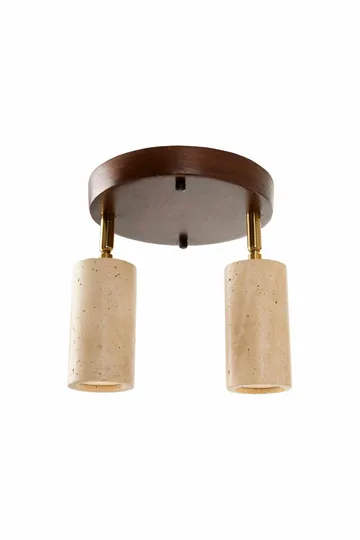 Nurtane loftlampe - Beige og Valnød - Belysning - Lamper & indendørsbelysning - Loftlampe - Lysekroner