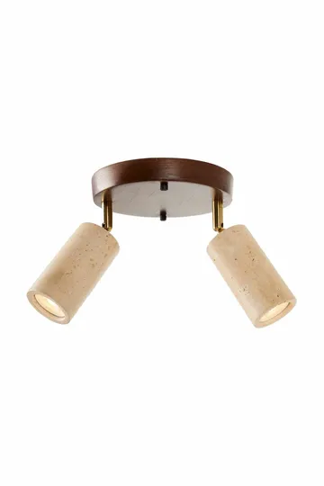 Nurtane loftlampe - Beige og Valnød - Belysning - Lamper & indendørsbelysning - Loftlampe - Lysekroner