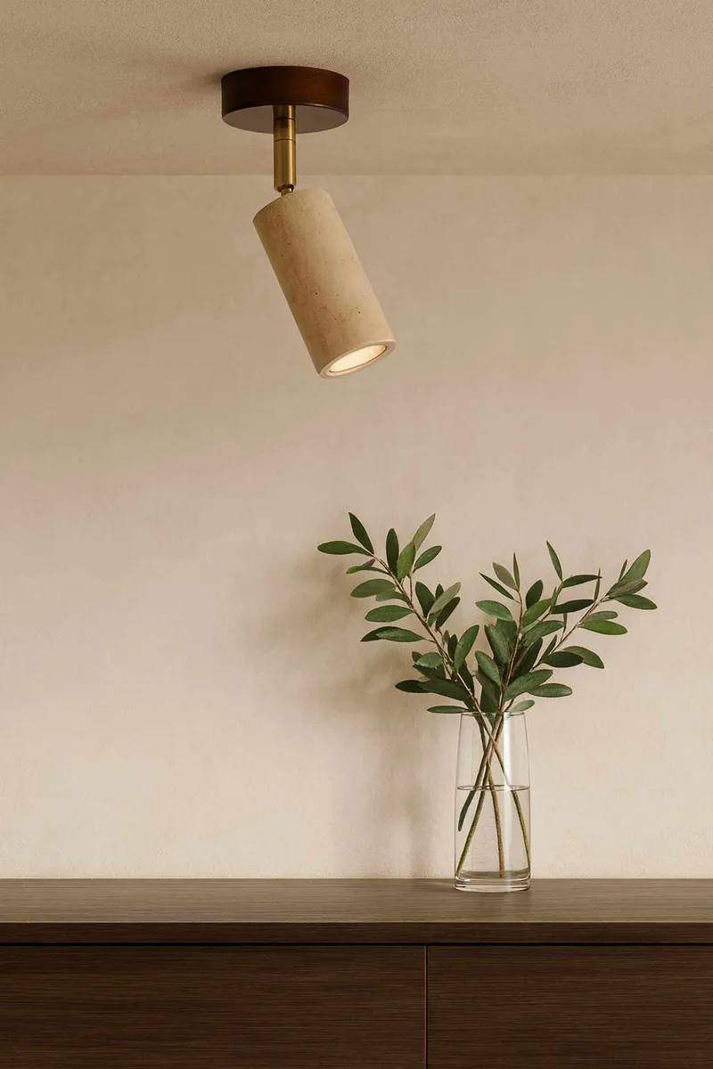 Nurtane loftlampe - Beige og Valnød - Belysning - Lamper & indendørsbelysning - Loftlampe - Lysekroner