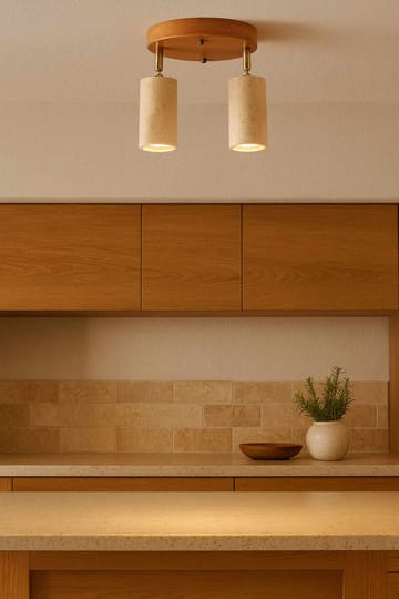 Nurtane loftlampe - Beige/Eg - Belysning - Lamper & indendørsbelysning - Loftlampe - Lysekroner