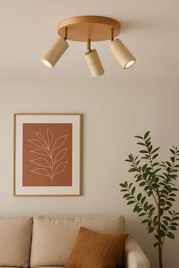 Nurtane loftlampe - Beige/Eg - Belysning - Lamper & indendørsbelysning - Loftlampe - Lysekroner