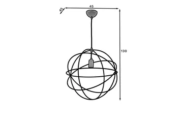 Olinto Pendellampe Rund - Sort - Belysning - Lamper & indendørsbelysning - Loftlampe - Pendellamper & hængelamper