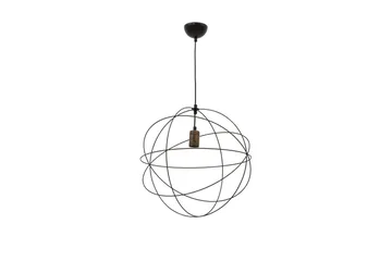 Olinto Pendellampe Rund - Sort - Belysning - Lamper & indendørsbelysning - Loftlampe - Pendellamper & hængelamper