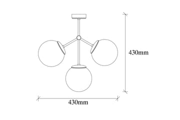 Opviq Damar Loftslampe - Gul/hvid - Belysning - Lamper & indendørsbelysning - Loftlampe - Plafond