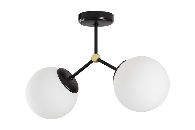 Opviq Damar Loftslampe, Sort/hvid