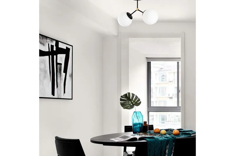 Opviq Damar Loftslampe - Sort/hvid - Belysning - Lamper & indendørsbelysning - Loftlampe - Plafond