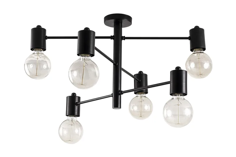Opviq Hexa Loftslampe, Sort