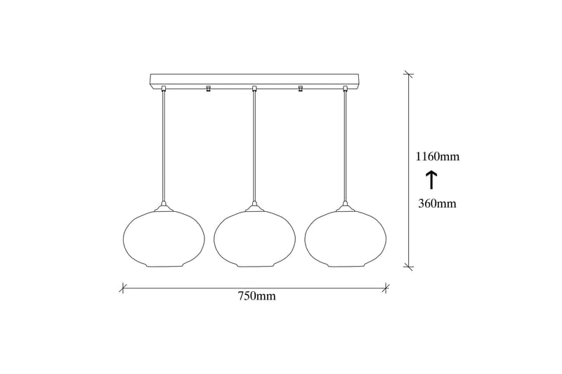Opviq Loftlampe - Sort - Belysning - Lamper & indendørsbelysning - Loftlampe