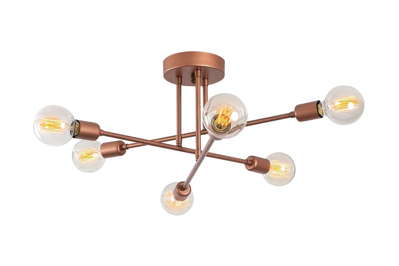 Opviq loftslampe, Kobber