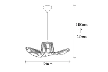 Opviq Tel Taklampa - Sort - Belysning - Lamper & indendørsbelysning - Loftlampe - Pendellamper & hængelamper