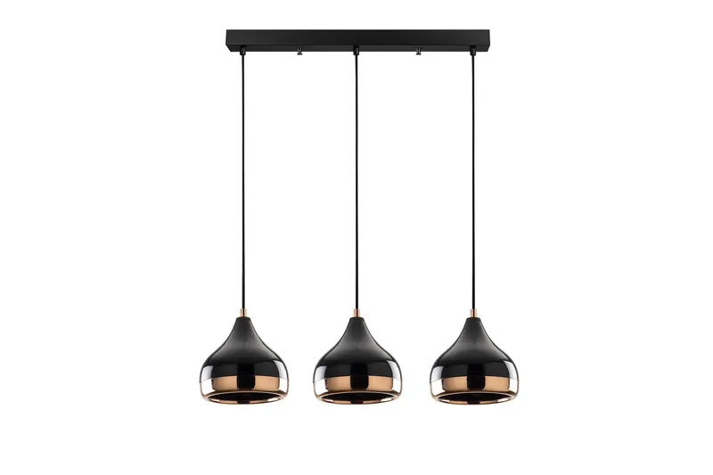 Opviq Yildo loftslampe, Sort / kobber