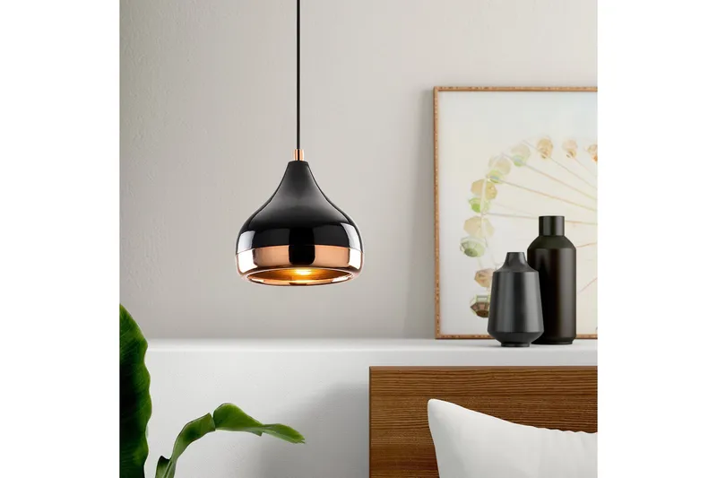 Opviq Yildo loftslampe - Sort / kobber - Belysning - Lamper & indendørsbelysning - Loftlampe - Pendellamper & hængelamper