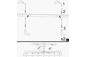 Opviq Yildo loftslampe - Sort / kobber - Belysning - Lamper & indendørsbelysning - Loftlampe - Pendellamper & hængelamper