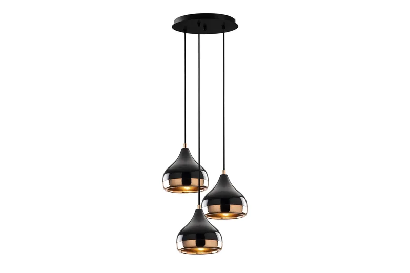 Opviq Yildo loftslampe - Sort / kobber - Belysning - Lamper & indendørsbelysning - Loftlampe - Pendellamper & hængelamper