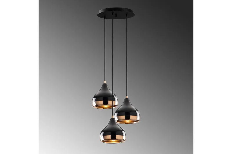 Opviq Yildo loftslampe - Sort / kobber - Belysning - Lamper & indendørsbelysning - Loftlampe - Pendellamper & hængelamper