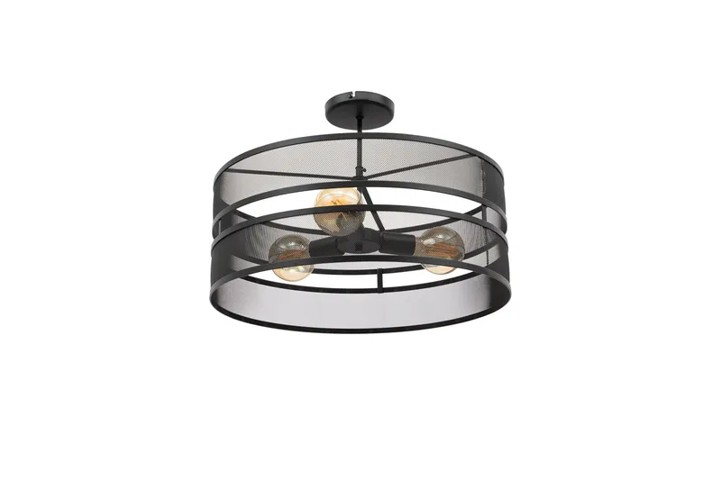 Orabela Loftlampe Rund, Sort