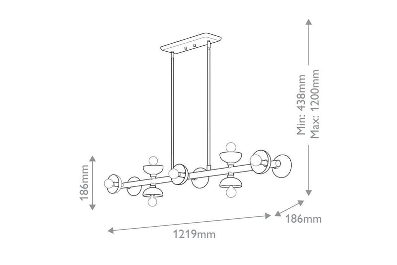 Palta Kichler Loftslampe - Belysning - Lamper & indendørsbelysning - Loftlampe - Pendellamper & hængelamper