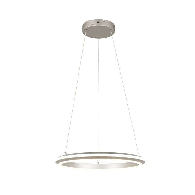 Pendel TRIO Amador - 45 cm/børstet stål - Belysning - Lamper & indendørsbelysning - Loftlampe - Pendellamper & hængelamper