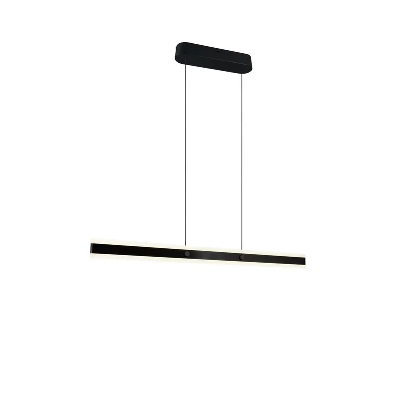 Pendel TRIO Arcola - 115 cm, Mat sort - Belysning - Lamper & indendørsbelysning - Loftlampe - Pendellamper & hængelamper