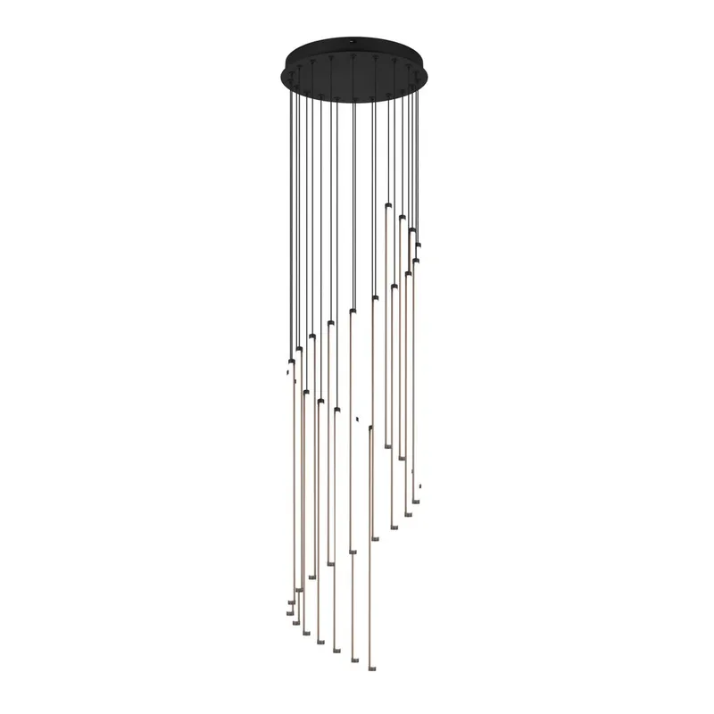 Pendel TRIO Baxter - Mat sort - Belysning - Lamper & indendørsbelysning - Loftlampe - Pendellamper & hængelamper