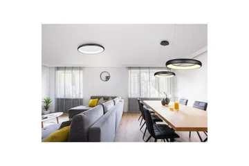 Pendel TRIO Cardona 62 cm, Matsort - 62 cm, Matsort - Belysning - Lamper & indendørsbelysning - Loftlampe - Pendellamper & hængelamper