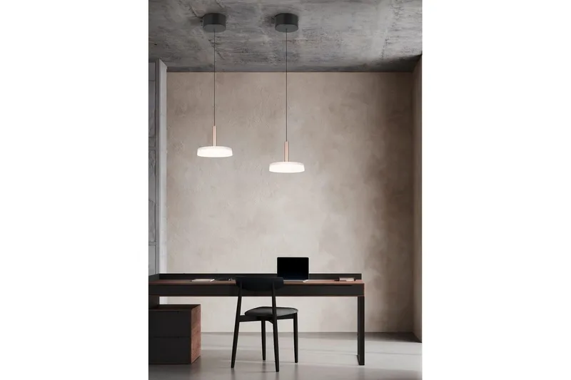 Pendel TRIO Celeste 1-dele, Mat sort/hvid/kaffebrun - 1-dele, Mat sort/hvid/kaffebrun - Belysning - Lamper & indendørsbelysning - Loftlampe - Pendellamper & hængelamper