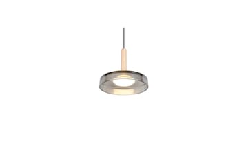 Pendel TRIO Celeste 1-dele, Mat sort/krom/træ - 1-dele, Mat sort/krom/træ - Belysning - Lamper & indendørsbelysning - Loftlampe - Pendellamper & hængelamper